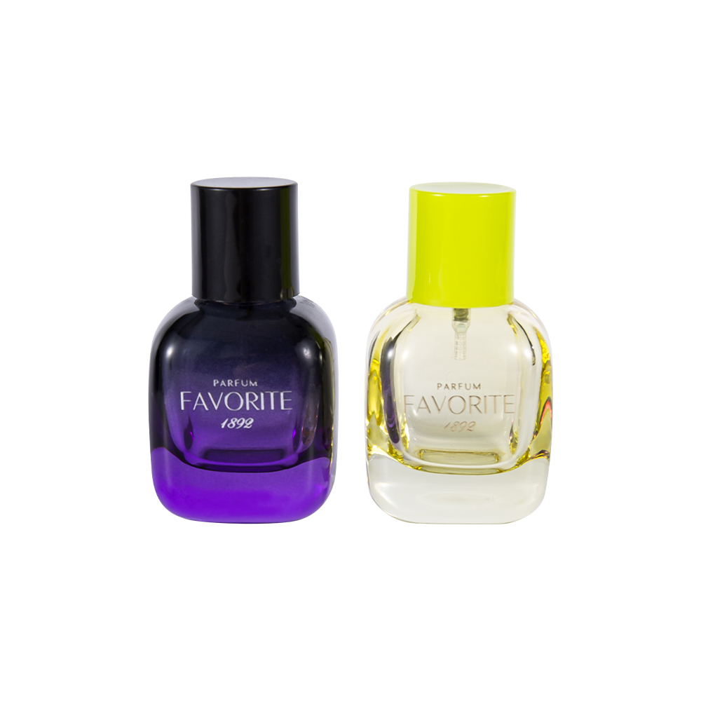 GC4868-WJ2445 30 ml koristeellinen lasinen hajuvesipullo PP-korkilla, monikapasiteettinen sarja