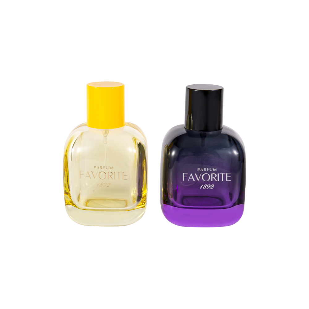 GC4869-WJ2531 50 ml koristeellinen lasinen hajuvesipullo PP-korkilla, monikapasiteettinen sarja