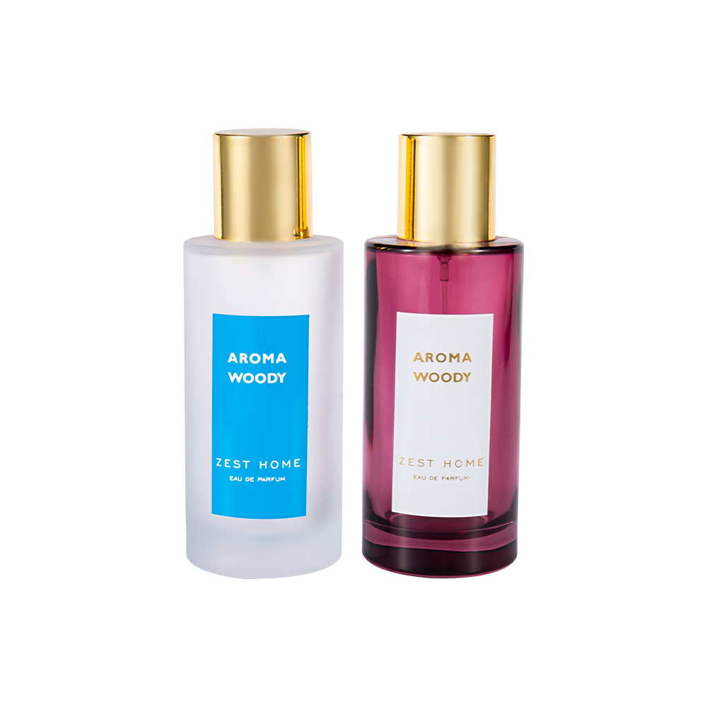 GC3989-WJ2388 100 ml tukku klassinen huurrettu hajuvesipullo ylellinen kultainen toppi